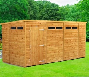 Power 14 x 6 ft Security Pent Shed