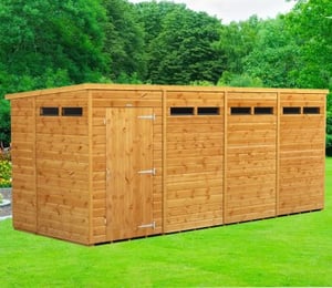 Power 16 x 6 ft Security Pent Shed