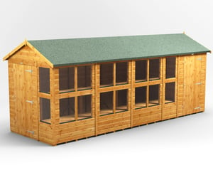 Power 18 x 6 ft Apex Potting Combi Shed