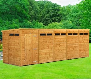 Power 20 x 6 ft Security Pent Shed
