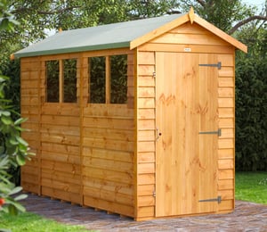 Power 4 x 10 ft Overlap Apex Shed