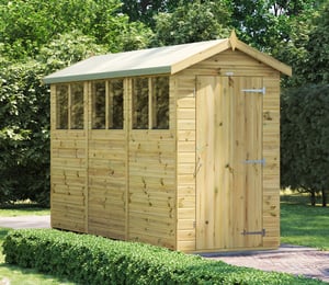 Power 4 x 12 ft Premium Apex Shed