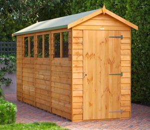Power 4 x 14 ft Overlap Apex Shed