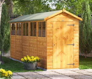 Power 4 x 20 ft Apex Shed