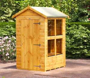 Power 4 x 4 ft Apex Potting Shed