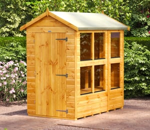 Power 4 x 6 ft Apex Potting Shed