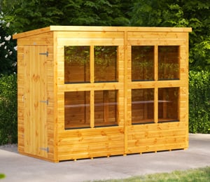 Power 4 x 8 ft Pent Potting Shed