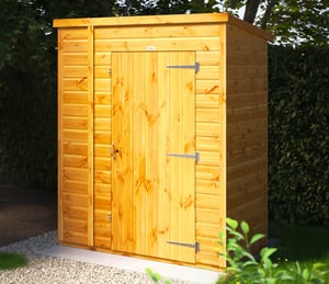 Power 5 x 3 ft Pent Tool Shed
