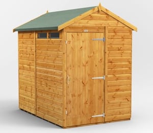 Power 5 x 7 ft Security Apex Shed