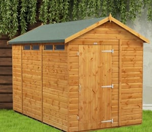Power 6 x 10 ft Security Apex Shed