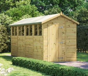 Power 6 x 16 ft Premium Apex Shed