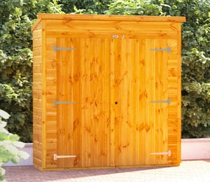 Power 6 x 2 ft Pent Storage Shed