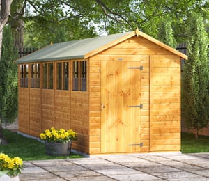Power 6 x 20 ft Apex Shed