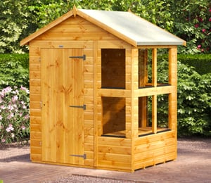Power 6 x 4 ft Apex Potting Shed