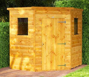 Power 6 x 6 ft Corner Shed