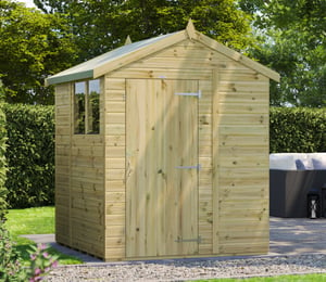 Power 6 x 6 ft Premium Apex Shed