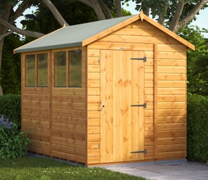 Power 6 x 8 ft Apex Shed