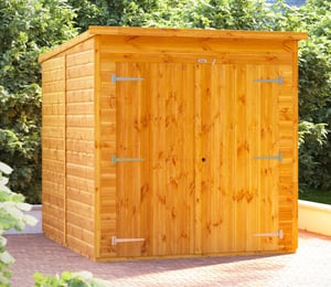 Power 6 x 8 ft Pent Storage Shed
