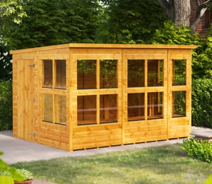 Power 8 x 10 ft Pent Potting Shed