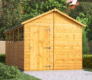 Power 8 x 16 ft Apex Shed