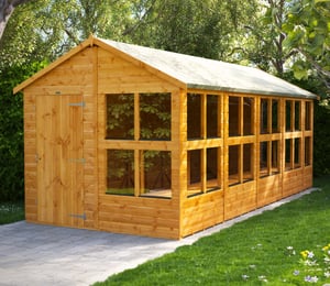 Power 8  x 18 ft Apex Potting Shed