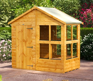 Power 8 x 4 ft Apex  Potting Shed