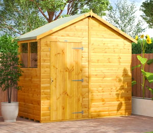 Power 8 x 4 ft Apex Shed