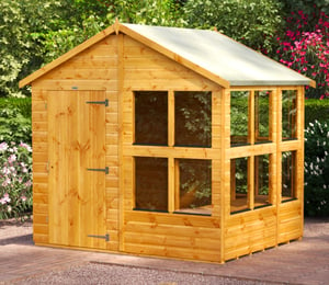 Power 8  x 6 ft Apex Potting Shed