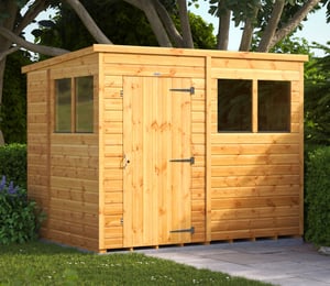 Power 8 x 6 ft Pent Shed