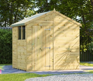 Power 8 x 6 ft Premium Apex Shed