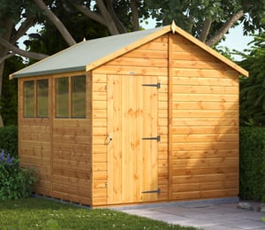 Power 8 x 8 ft Apex Shed