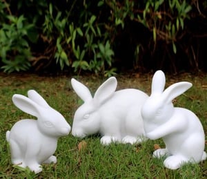 Rabbit Ornament Set