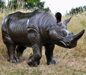 Rhino Garden Ornament