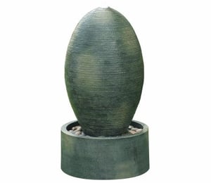 Ripple Green Oval Water Feature
