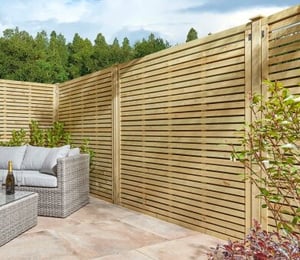 Rowlinson Ledbury 3 x 6 ft Fence Panel