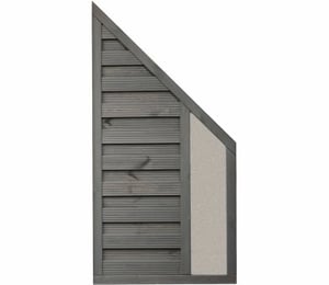 Rowlinson Palermo Concrete Infill Angled Fence Panel