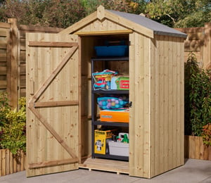 Rowlinson Premium Heritage 4 x 3 ft Apex Shed