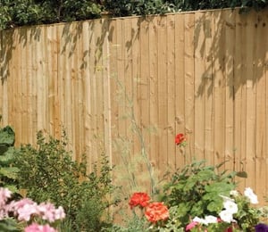 Rowlinson Vertical 6 x 3 ft Pressure Treated Fence Panel