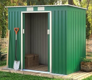 Royalcraft Ascot Green 7ft x 4ft Metal Shed