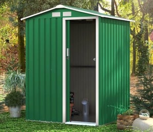 Royalcraft Oxford Green 4ft x 4ft Metal Shed