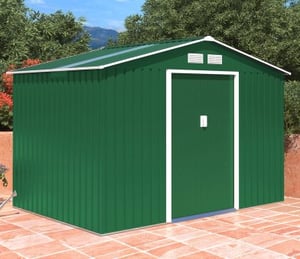 Royalcraft Oxford Green 9ft x 6ft Metal Shed