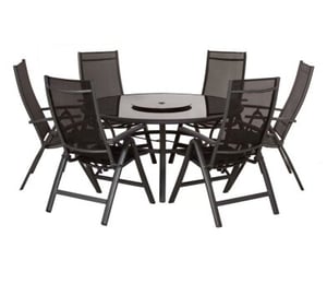 Royalcraft Sorrento 6 Seater Deluxe Dining Recliner Set