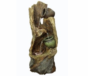 Rustic Woodland Pots Water Feature