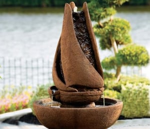 Massarelli Sail Away Cast Stone Fountain