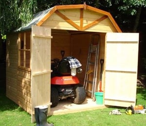 Shire Barn 7 x 7 ft Dip Treated Double Door Shed