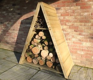 Shire Large Triangular Tongue & Groove Log Store