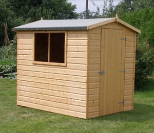 Shire Lewis 5 x 7 ft Shiplap Dip Treated Shed
