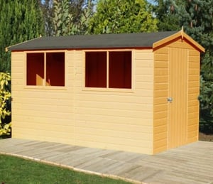 Shire Lewis 6 x 10 ft Shiplap Dip Treated Shed