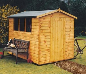 Shire Lewis 6 x 8 ft Shiplap Dip Treated Shed