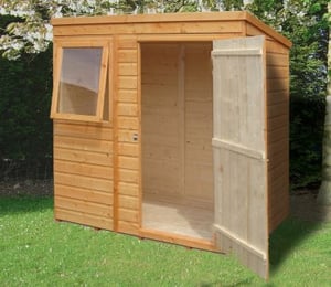 Shire Pent 6 x 4 ft Dip Treated Shed